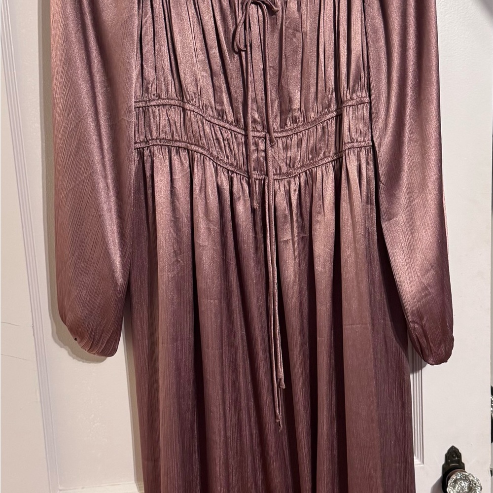 ARULA Mauve Long Sleeve Dress